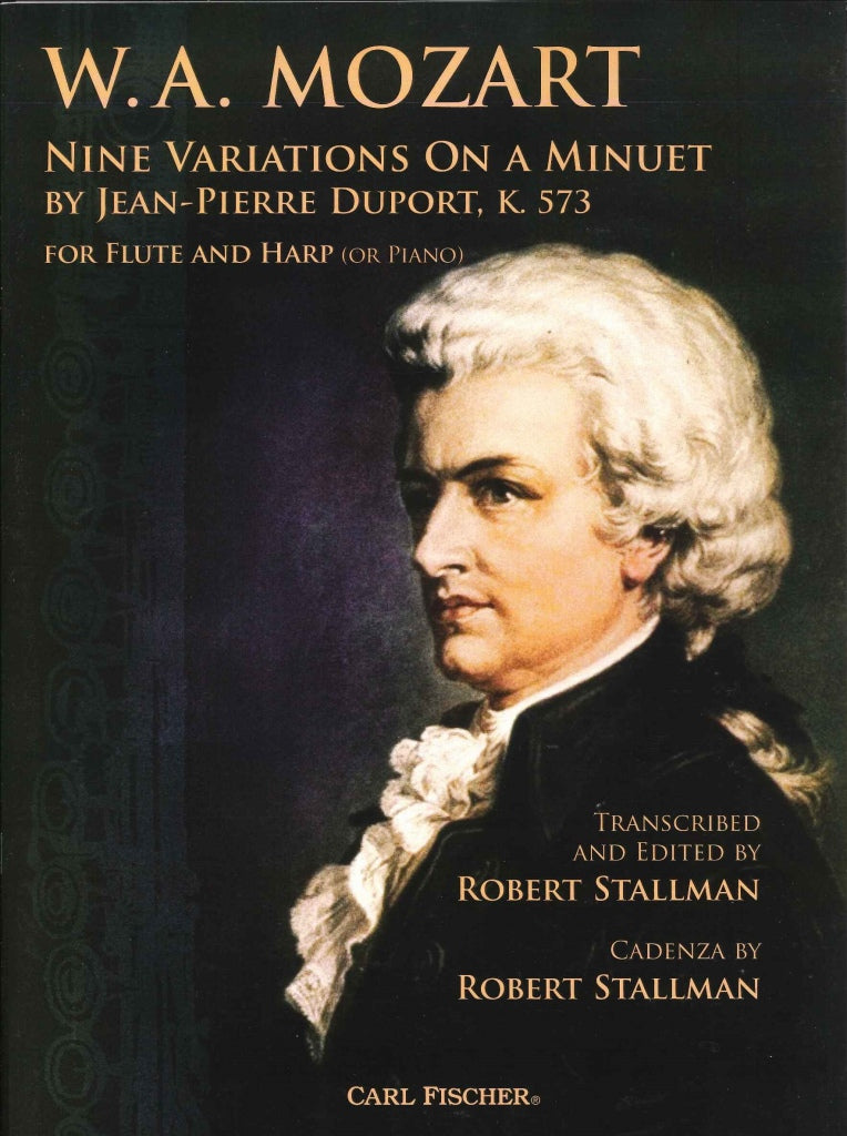 Mozart, Variations KV 573 Duport Fl,Hrp (Carl Fischer)