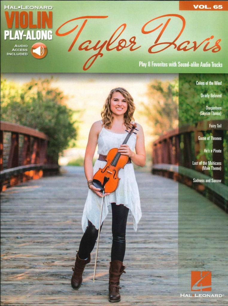 Violin Play-Along 65: Taylor Davis (Hal Leonard)