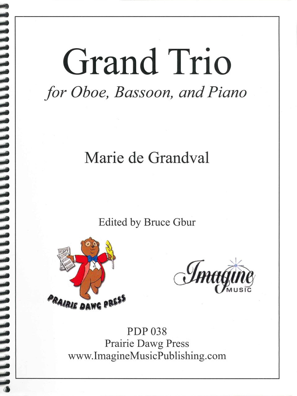 Grandval, Grand Trio (Ob,Bn,Pf) (Prairie Dawg Press)