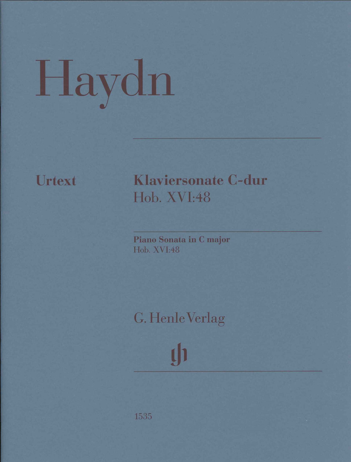 Haydn, Sonata Hob. 16/48 in C (rev.) (Henle)