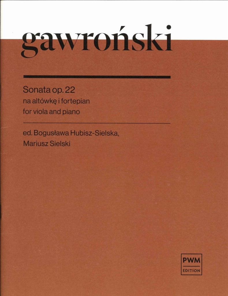 Gawronski, Sonata op. 22 (PWM)
