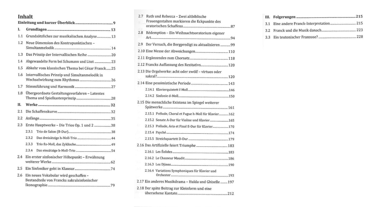 Bungert, Cesar Franck: Analytische und (Canticus)