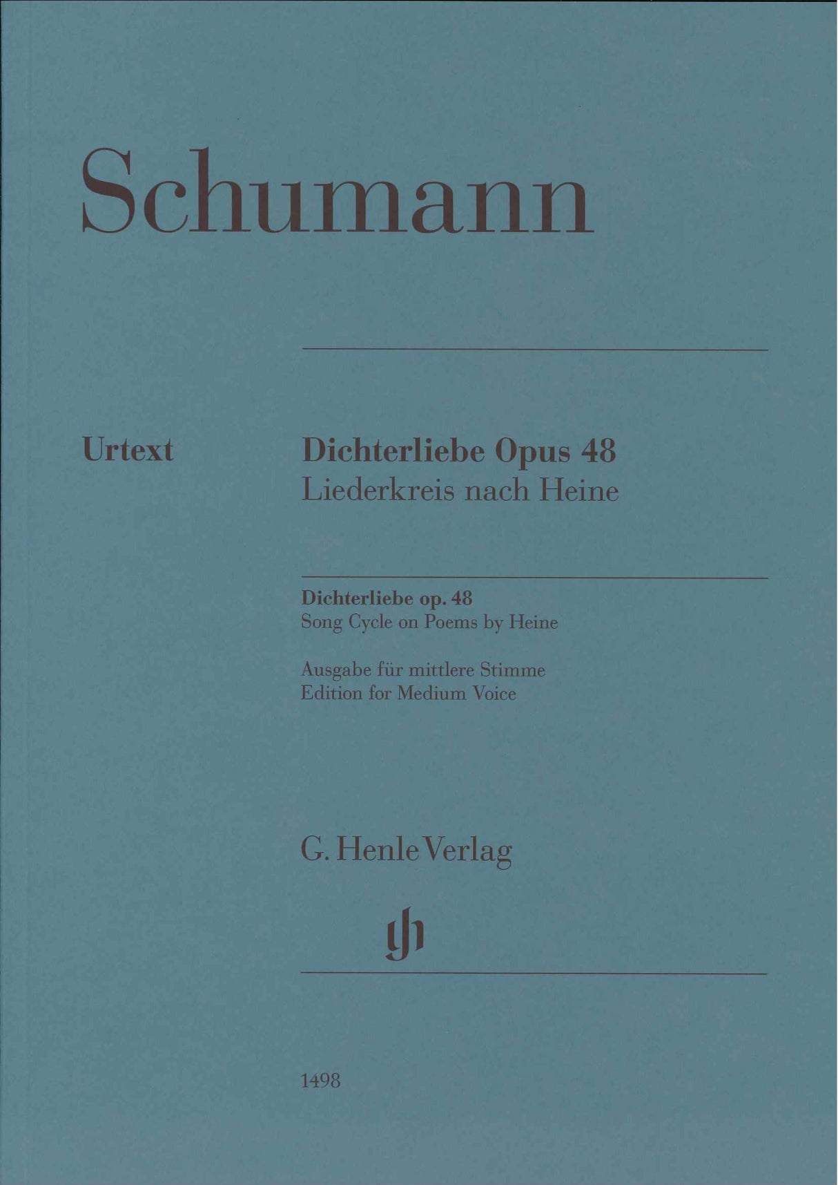 Schumann, Dichterliebe, op. 48 (M) (Henle)