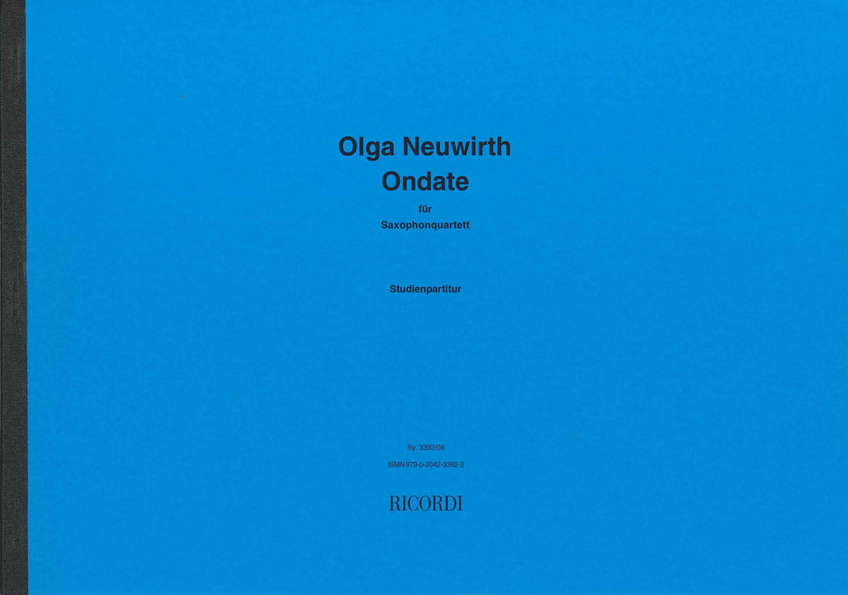Neuwirth, Ondate 1 (1998): Score (Ricordi)