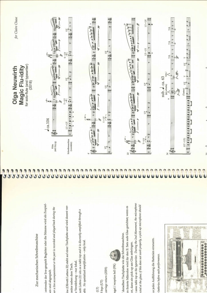 Neuwirth, Magic Flu-idity (Fl,Typewriter (Ricordi)