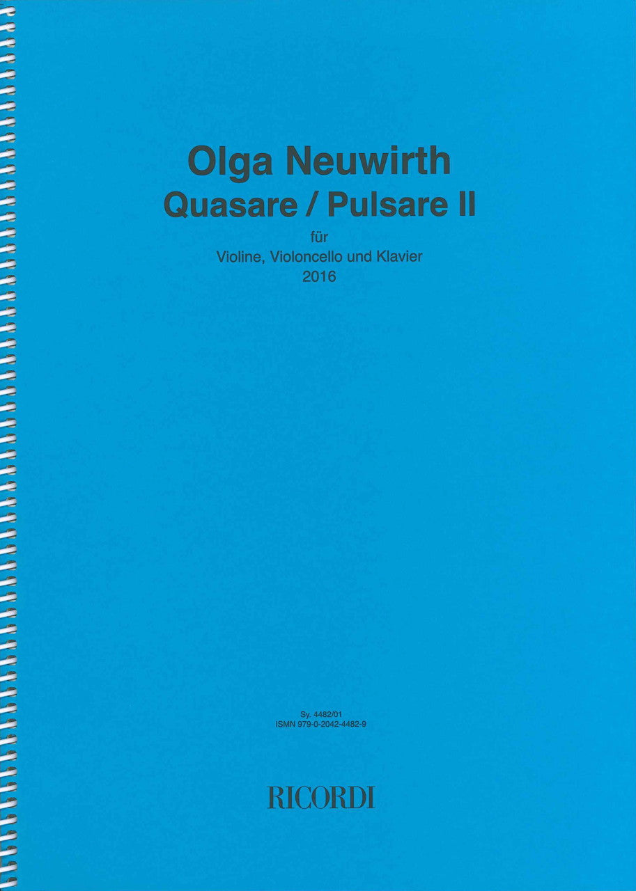 Neuwirth, Quasare - Pulsare II (2016) (Ricordi)