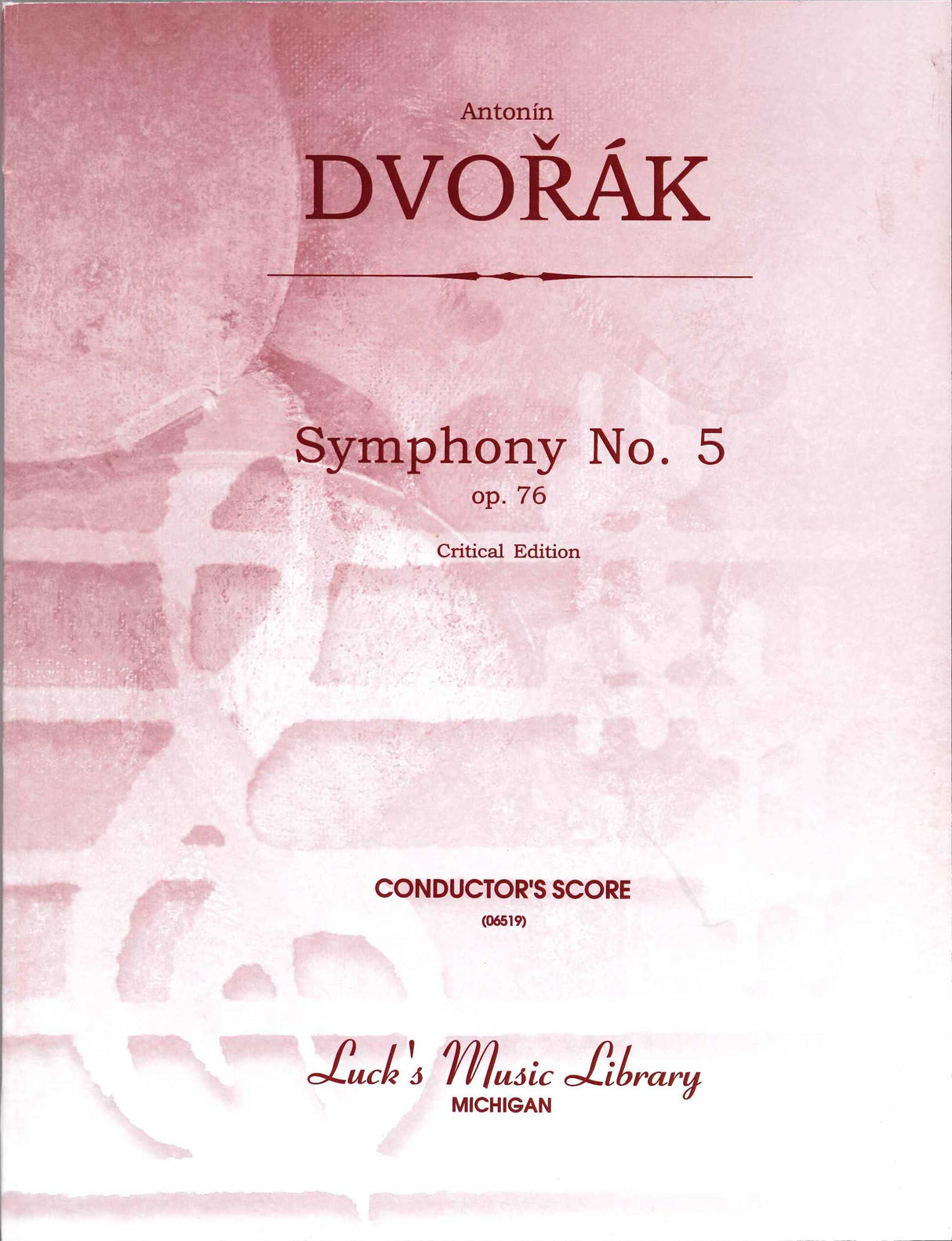 Dvorak, Symphony No. 5, op. 76 (Luck's Music)