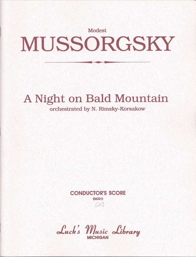 Mussorgsky, Night on Bald Mountain (Luck's Music)