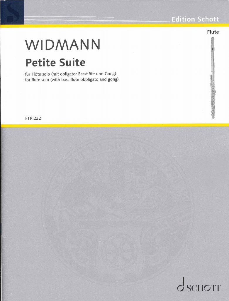 Widmann, Petite Suite (Fl,BsFl,Gong) (Schott)