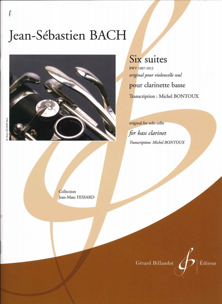 Bach, 6 Suites BWV 1007-1012 (BsCl Solo) (Billaudot)