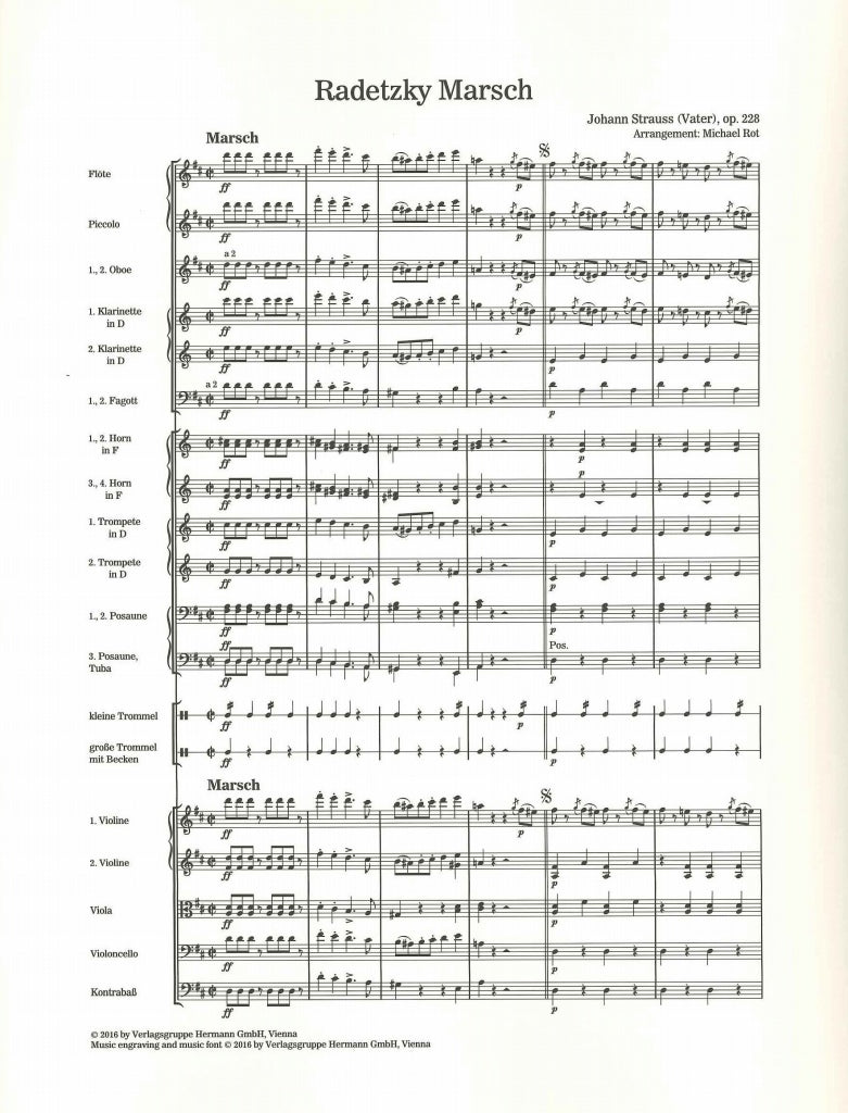 Strauss,J., Radetzky-Marsch (Expanded) (Strauss Edition Wien)