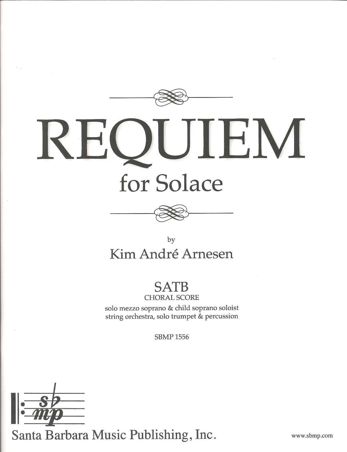 Arnesen, Requiem for Solace (Santa Barbara Music/Lorenz)
