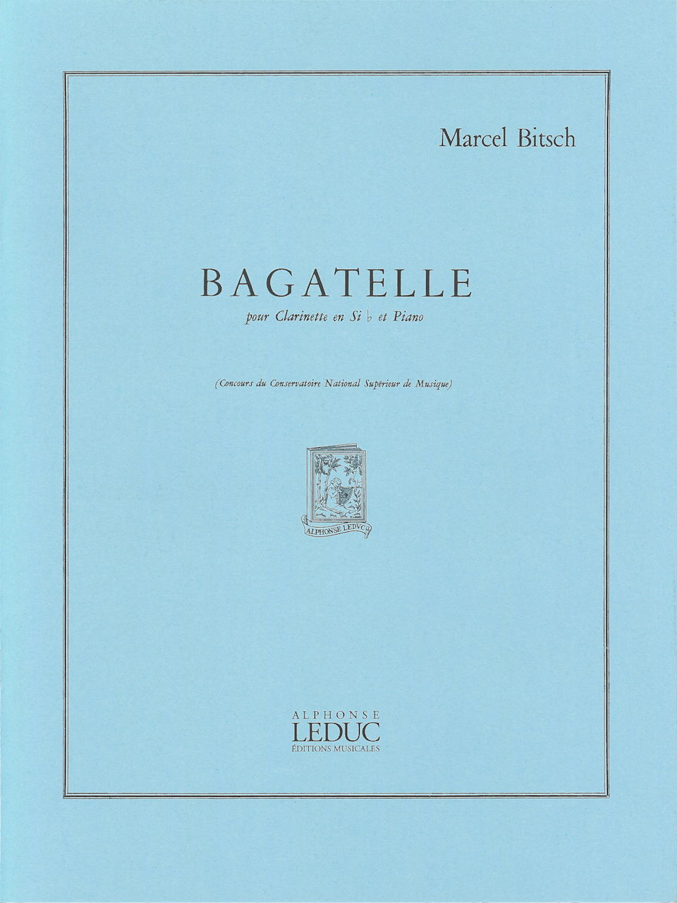 Bitsch, Bagatelle (BbCl,Pf) (Leduc)