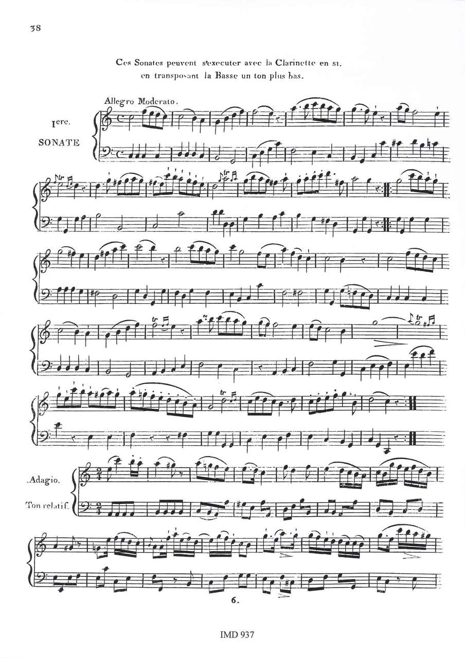 Lefevre, Methode de clarinette (IMD (International Music Diffusion))