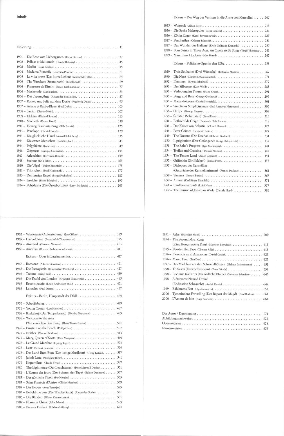 Feuchtner, Oper des 20. Jahrhunderts (Wolke Verlag)