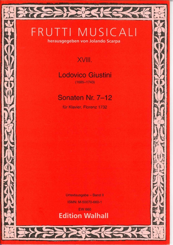 Giustini, Sonaten op. 1/7-12 (Walhall)