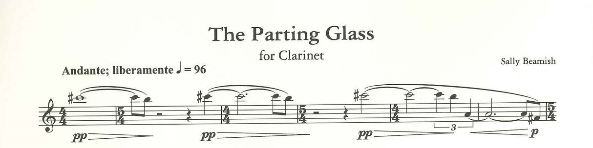 Beamish, Parting Glass (2020) Bb Cl Solo (Peters)