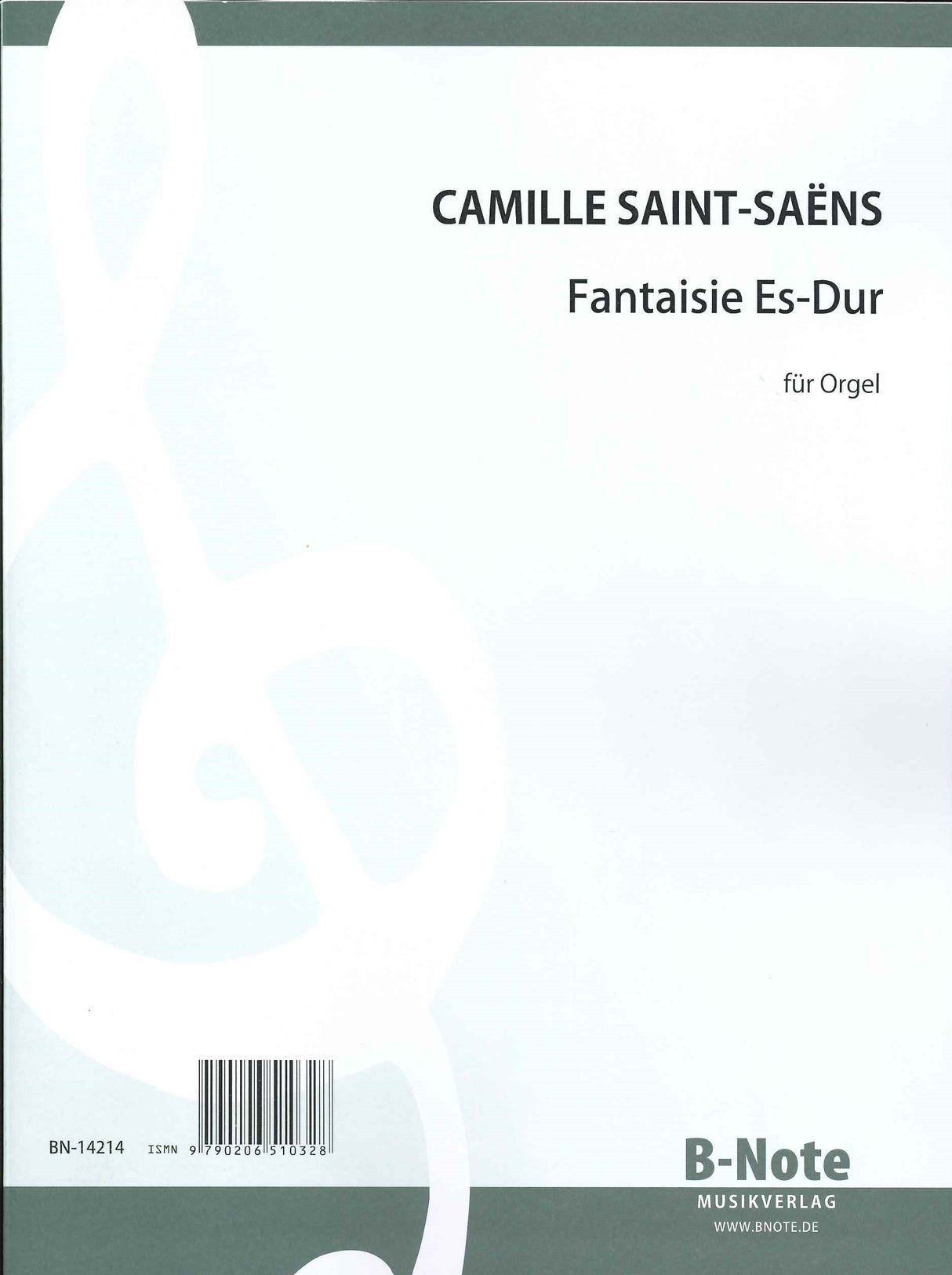 Saint-Saens, Fantaisie No. 1 in Eb (1857 (B-Note)