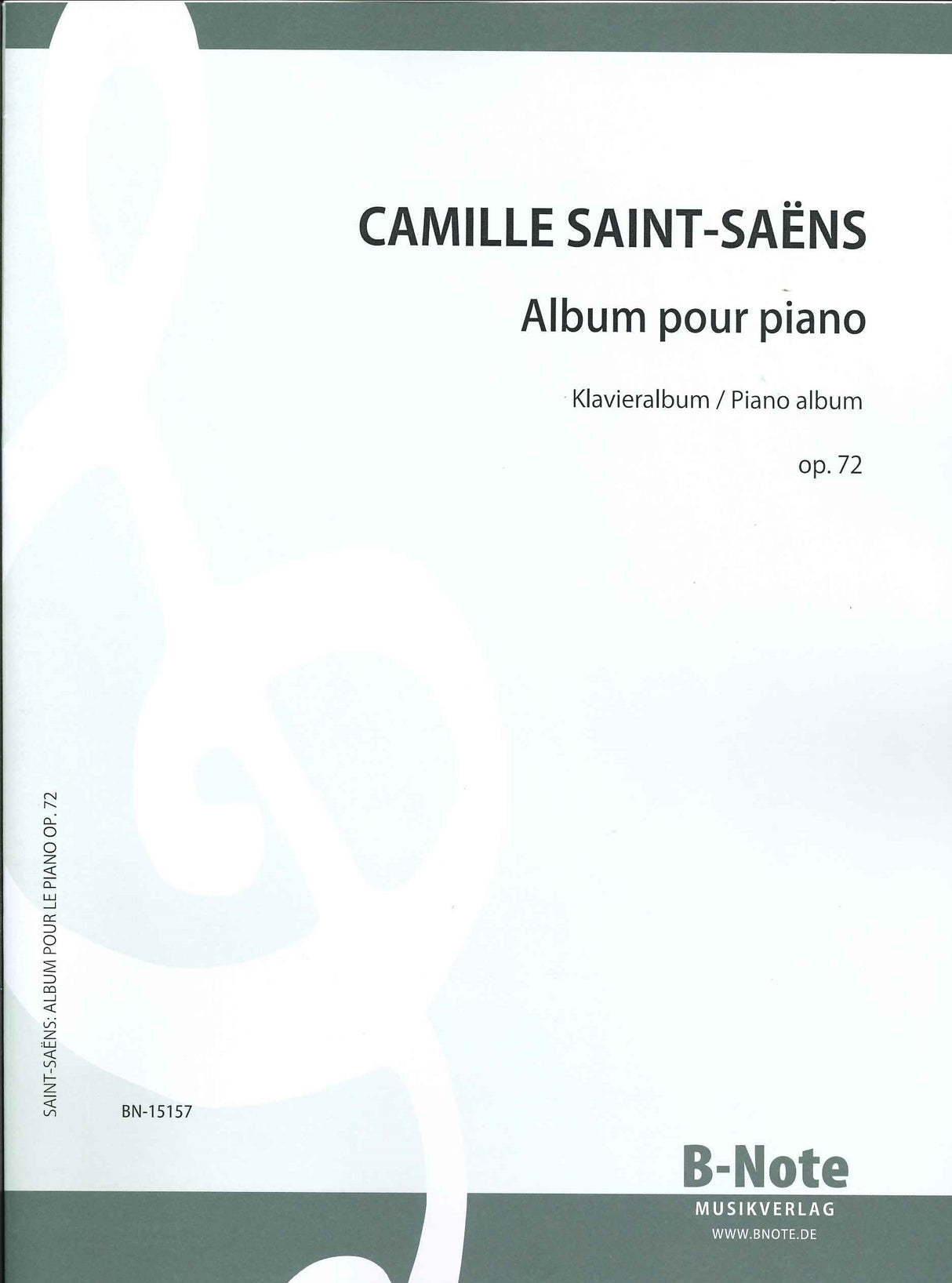 Saint-Saens, Album op. 72 (1884) (B-Note)