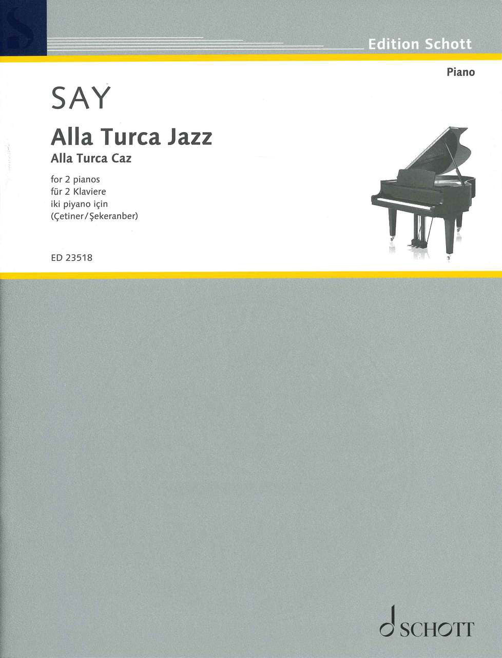 Mozart/Say, Alla Turca Jazz (Schott)