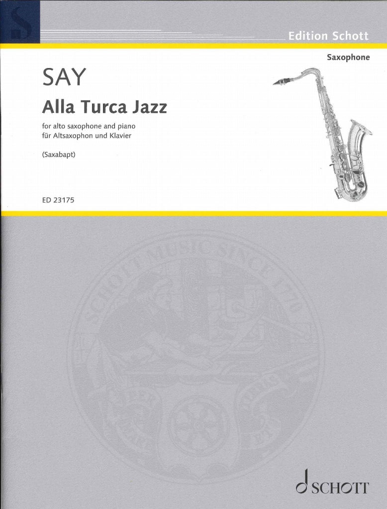 Mozart/Say, Alla Turca Jazz (Schott)