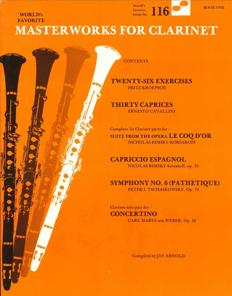 Masterworks for Clarinet 1 (Ashley/Hal Leonard)