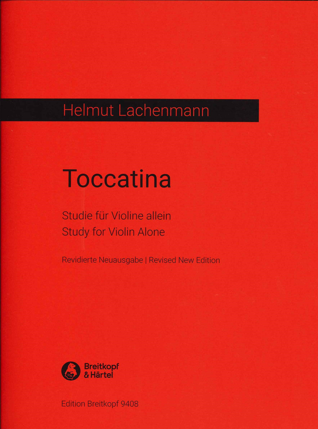 Lachenmann, Toccatina (1986/2013) (Breitkopf)