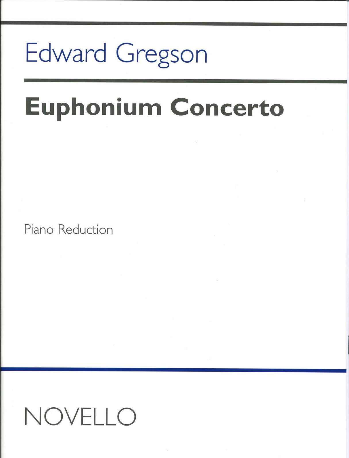Gregson, Concerto for Euphonium (Novello)