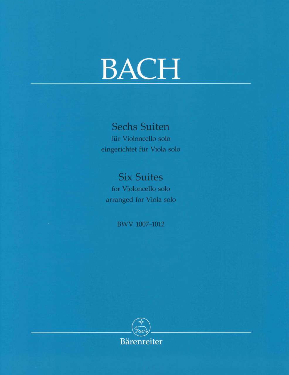 Bach, Suites BWV 1007-1012 (Park) (Barenreiter)