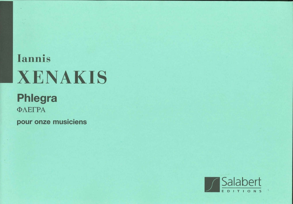Xenakis, Phlegra pour 11 musiciens (Salabert)