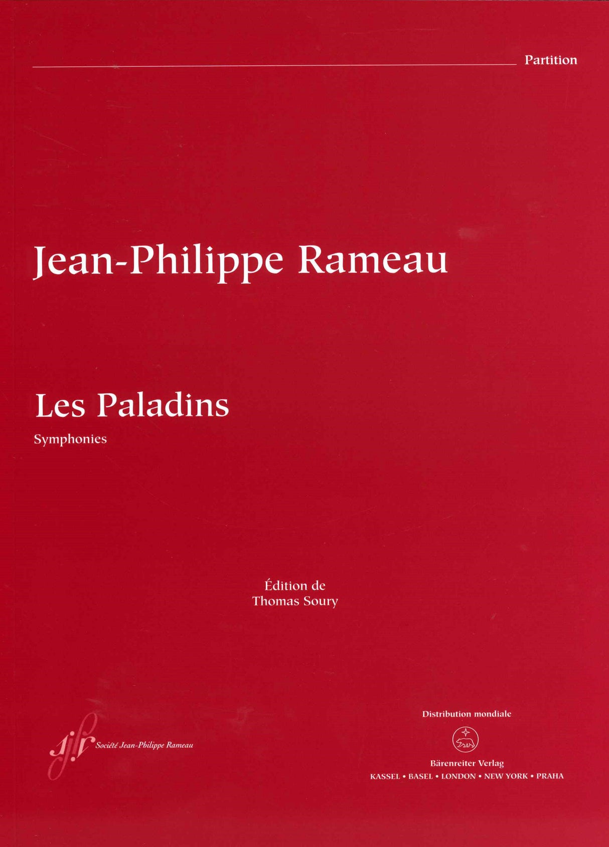 Rameau, Paladins: Symphonie (Barenreiter)