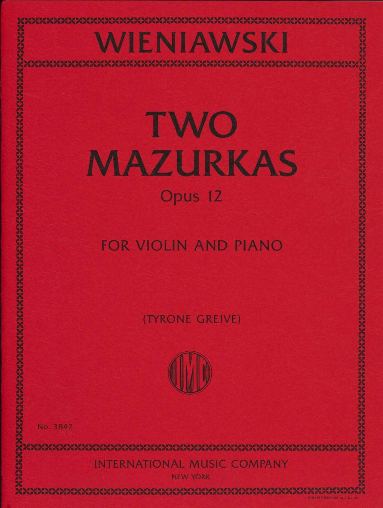Wieniawski, 2 Mazurkas op. 12 (IMC)