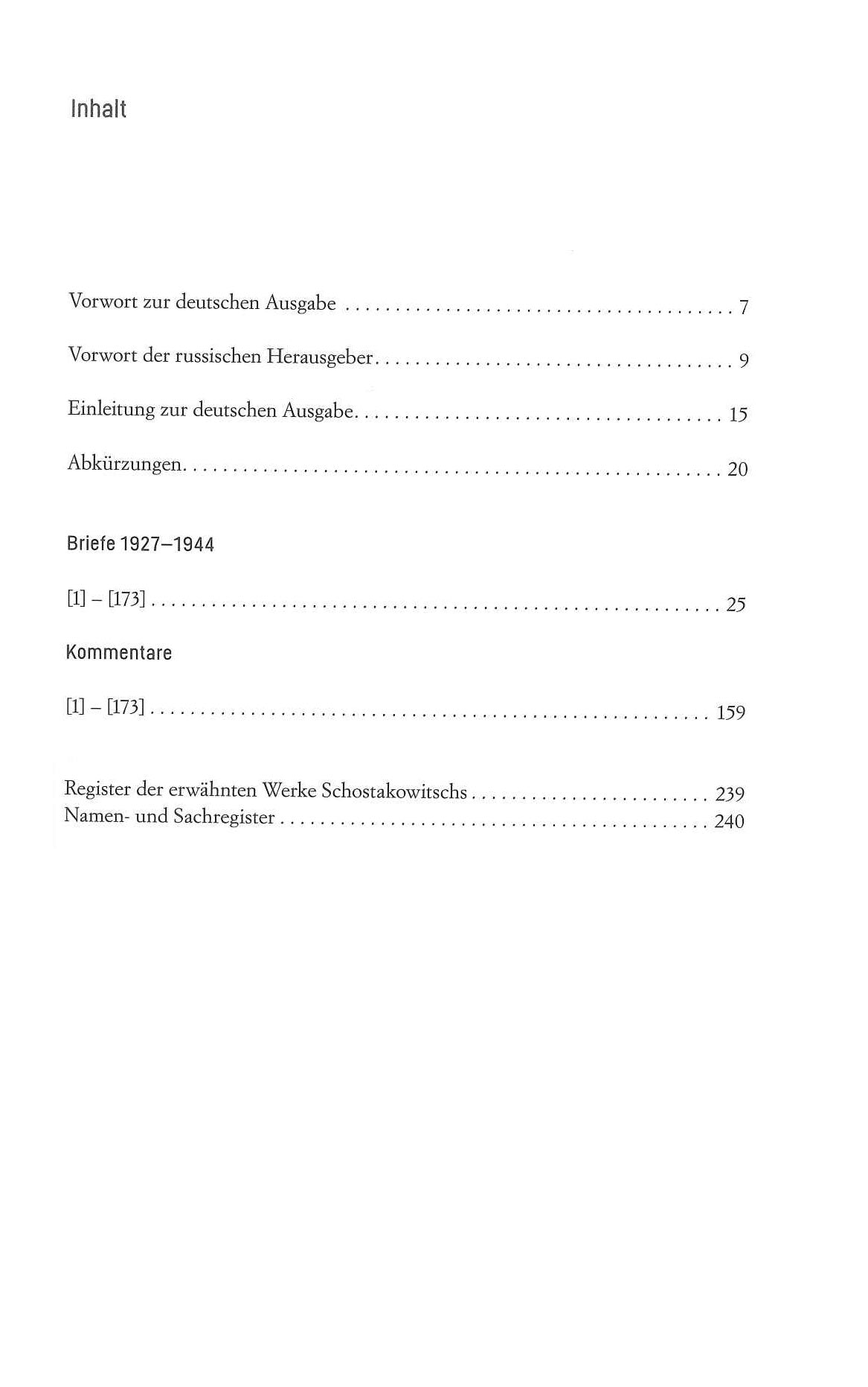 Schostakowitsch Briefe an Sollertinski (Wolke Verlag)