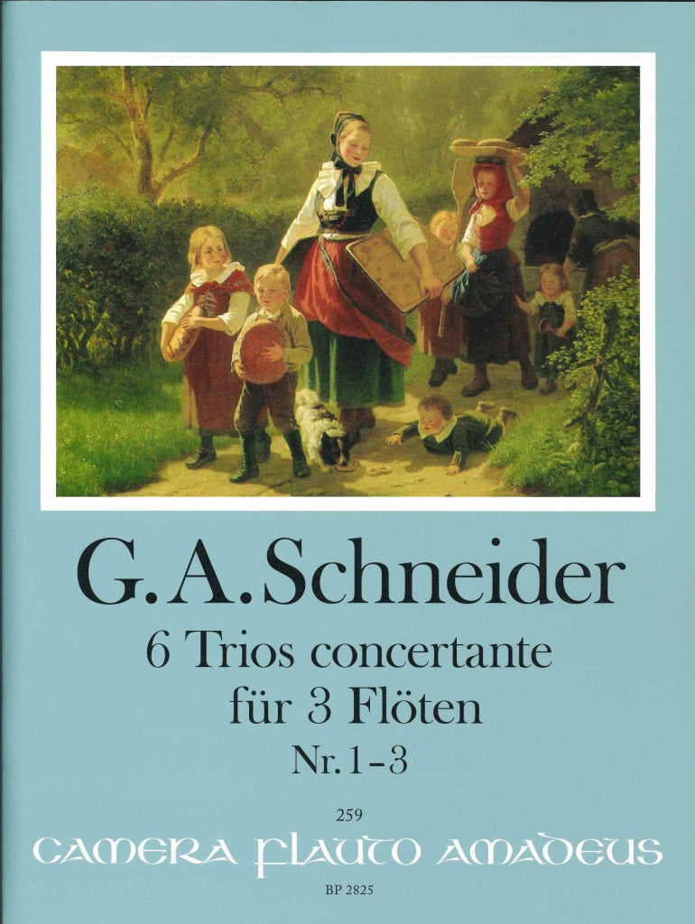 Schneider, 6 Trios concertante, 1-3 3Fl (Amadeus Verlag)