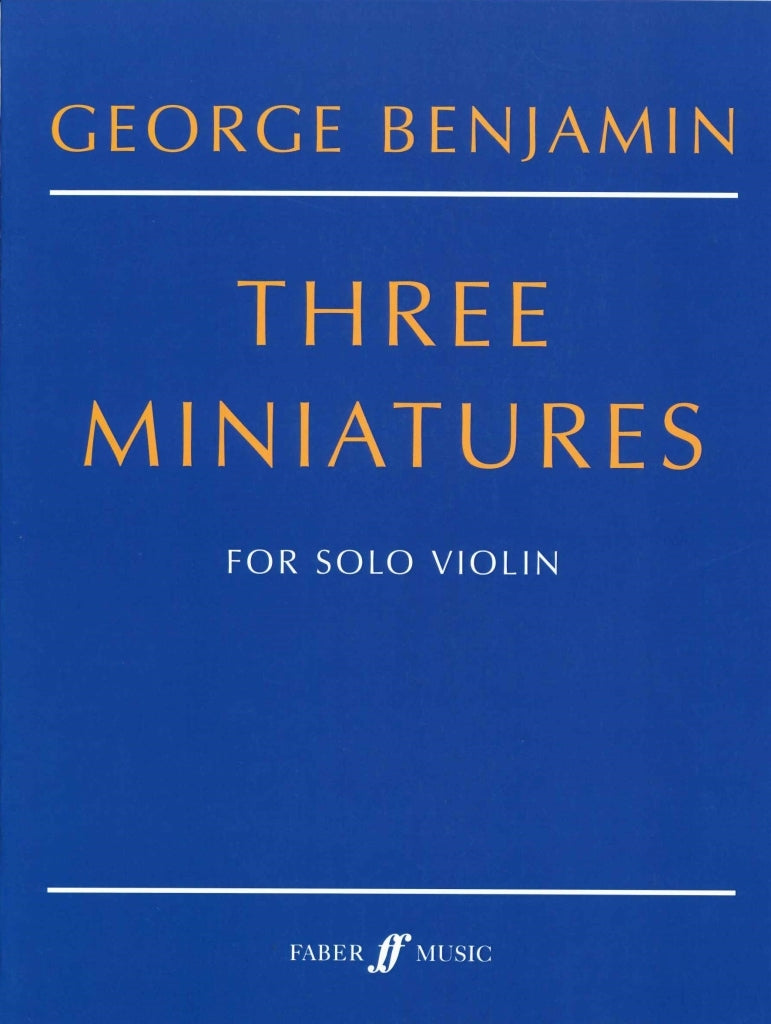 Benjamin, Three Miniatures (Faber Music)