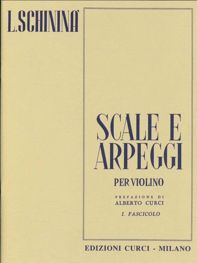 Schinina, Scale e arpeggi 1 (Curci)