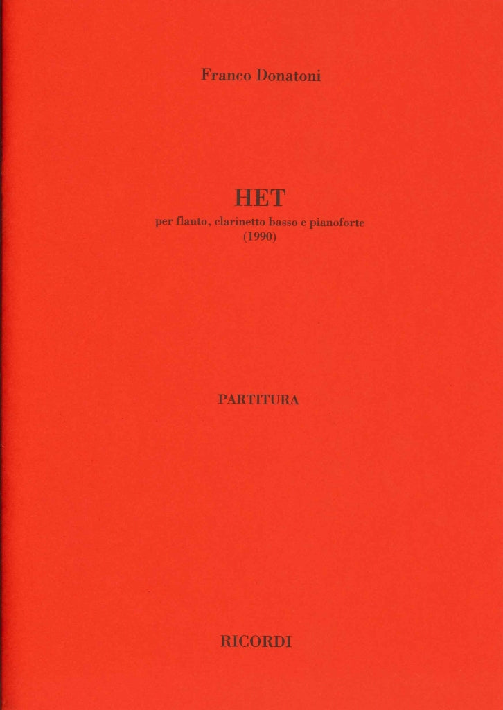 Donatoni, Het (Fl,BsCl,Pf) (Ricordi)