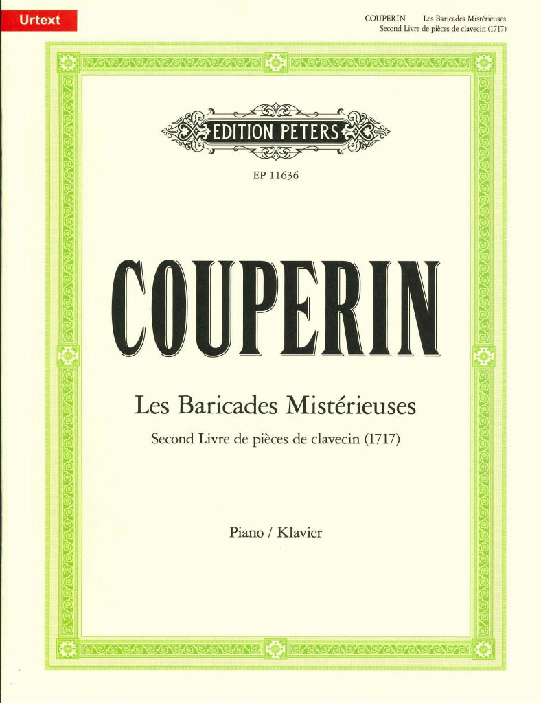 Couperin, Baricades misterieuses (Peters)
