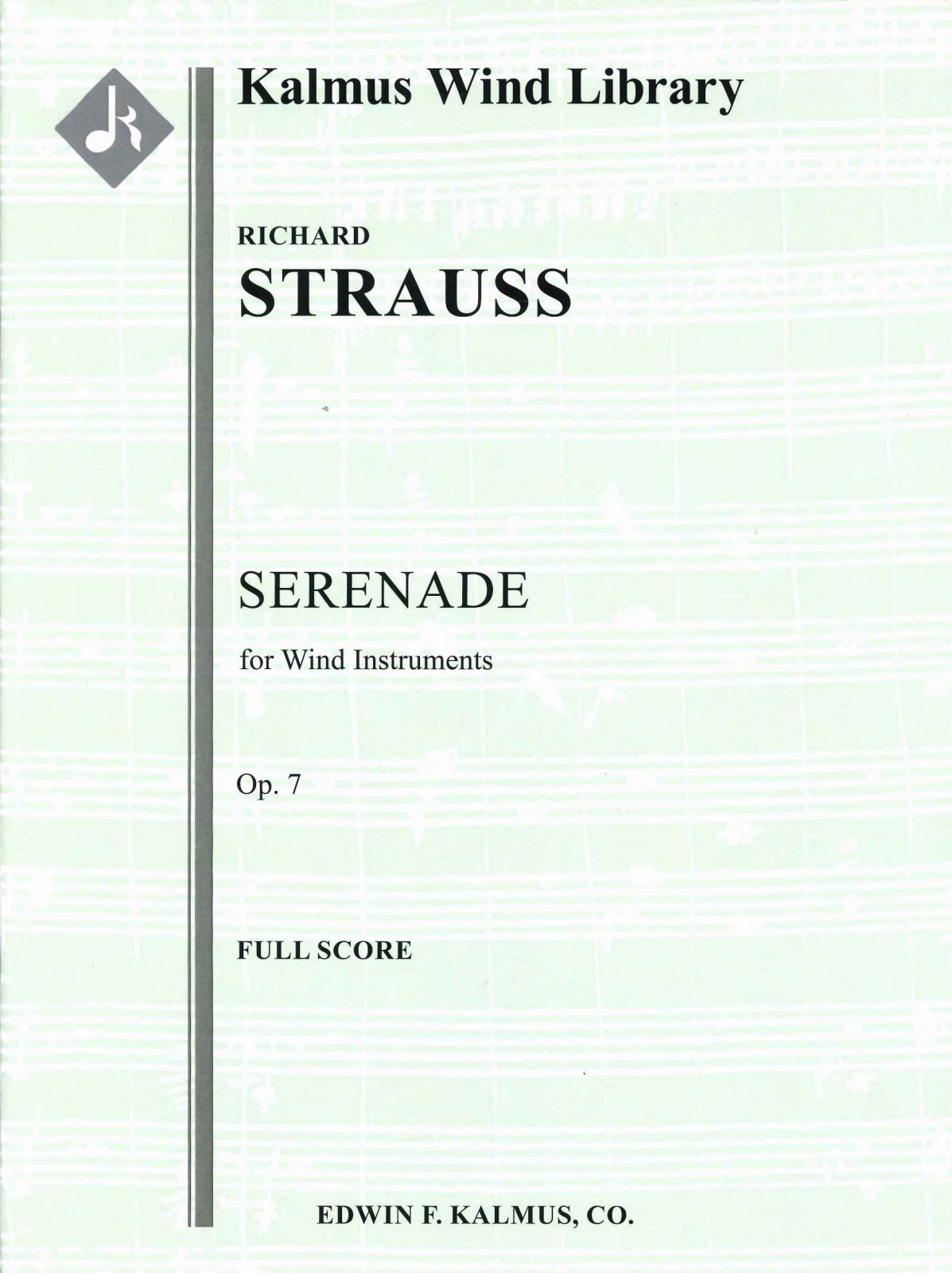 Strauss,R., Serenade op. 7: Full Score (E.F.Kalmus)
