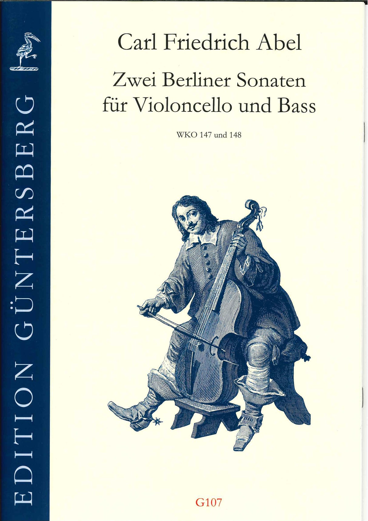 Abel, 2 Berliner Sonaten WKO 147, 148 (Guntersberg/Walhall)