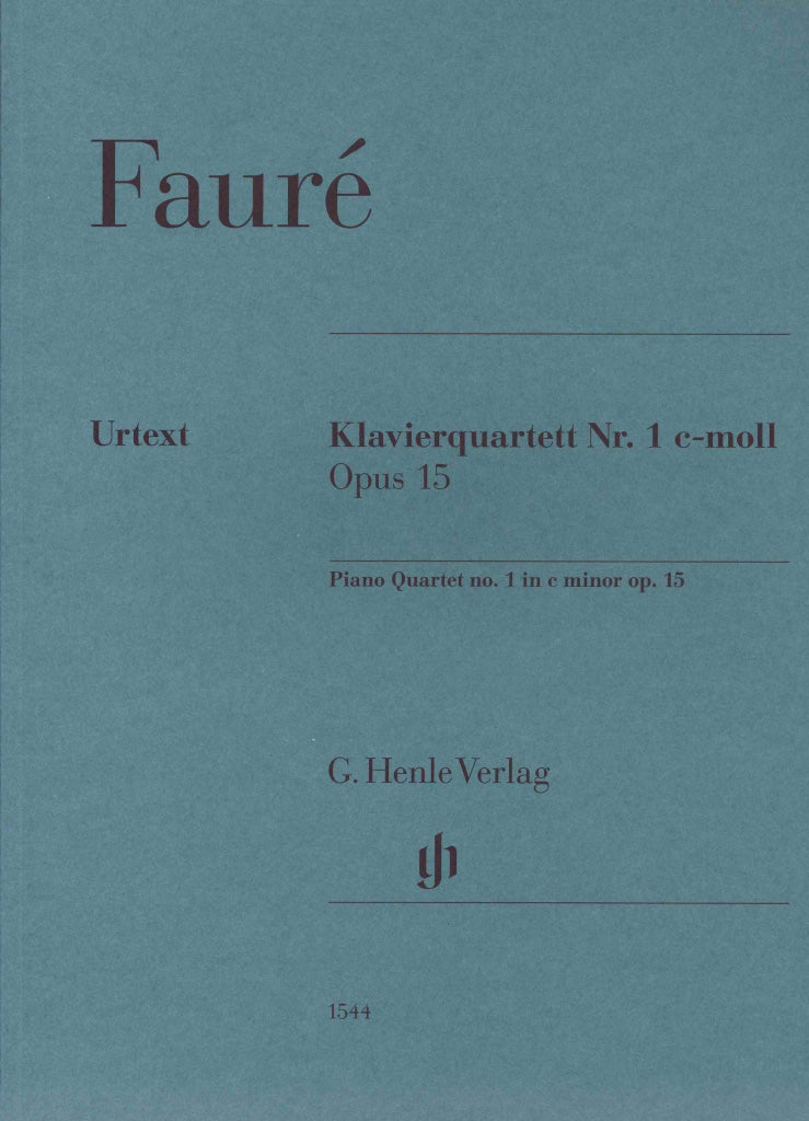 Faure, Piano Quartet No. 1 in c op. 15 (Henle)