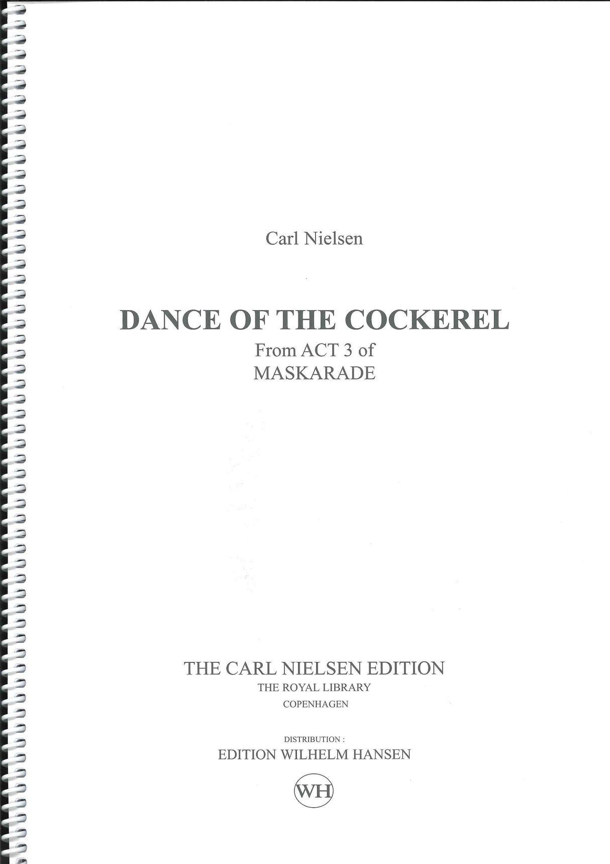 Nielsen, Dance of the Cockerel Score (W.Hansen)
