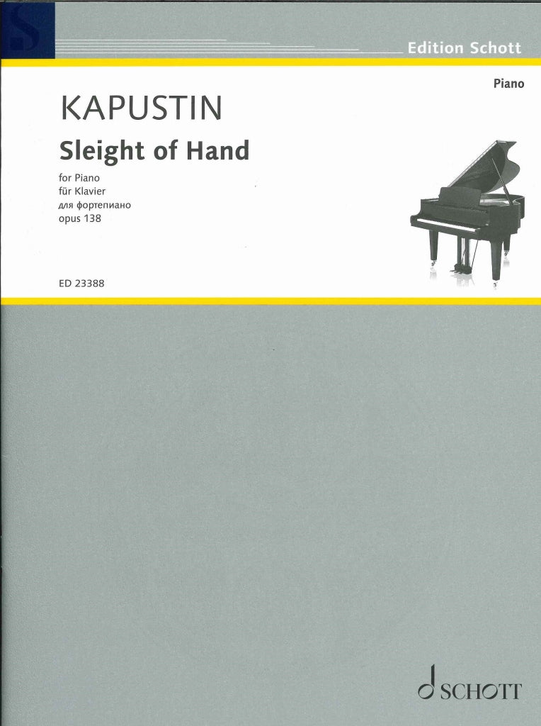 Kapustin, Sleight of Hand, op. 138 (Schott)