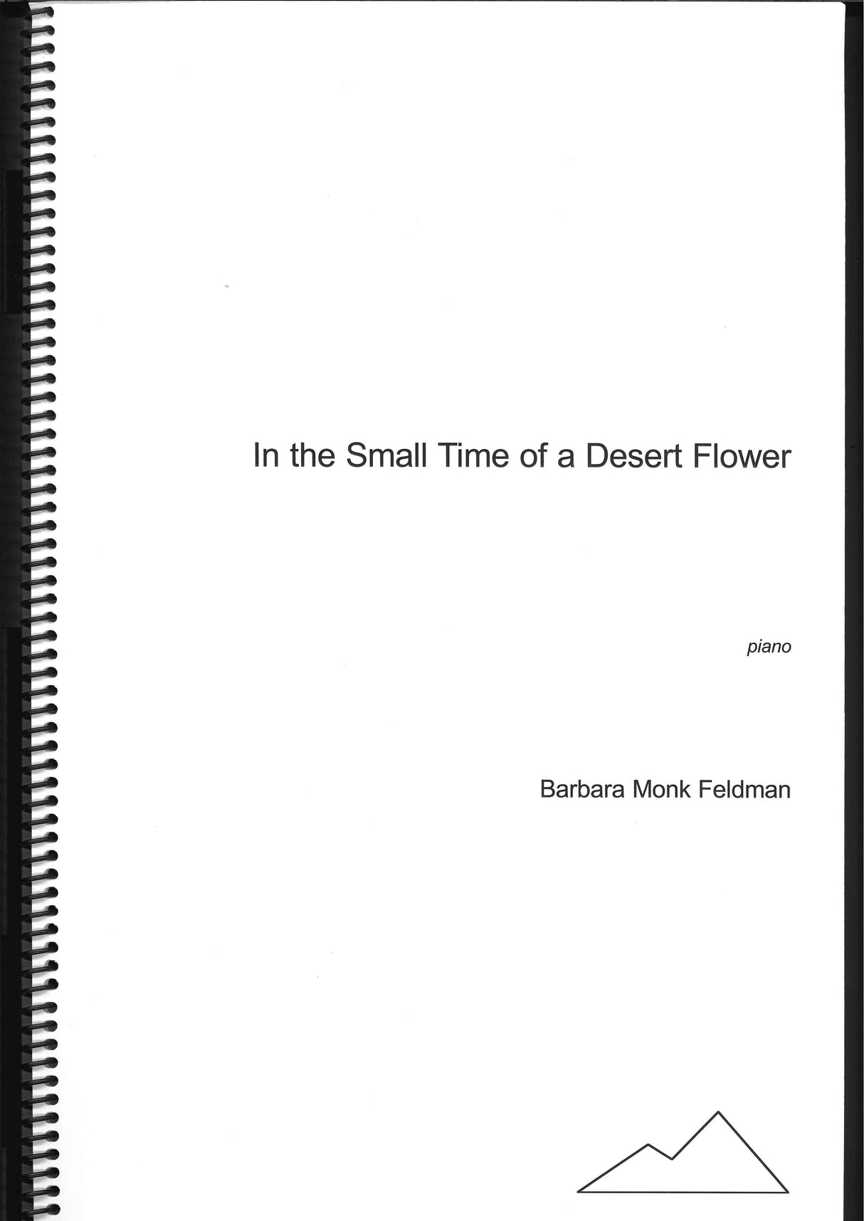 Feldman,B.M., In the Small Time of a Des (Frog Peak)