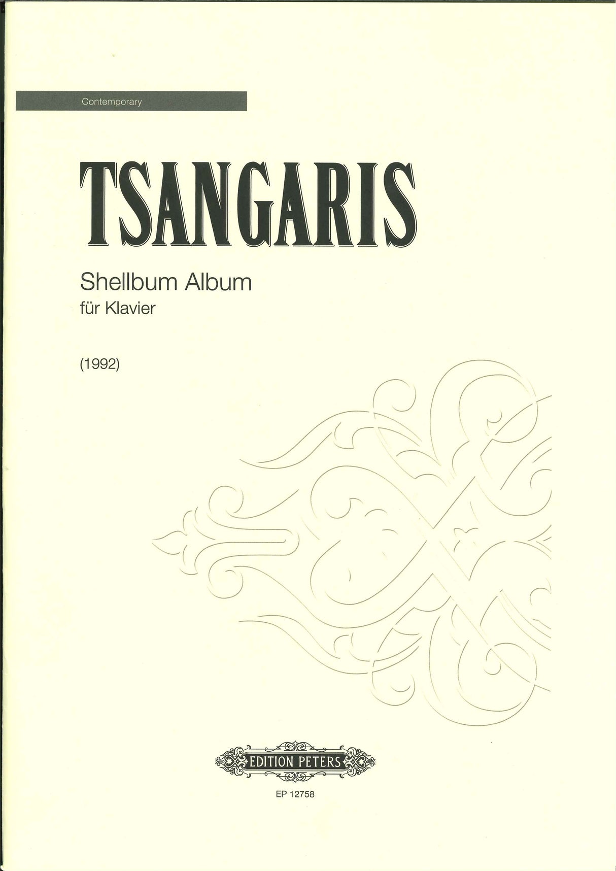 Tsangaris, Shellbum Album (Peters)