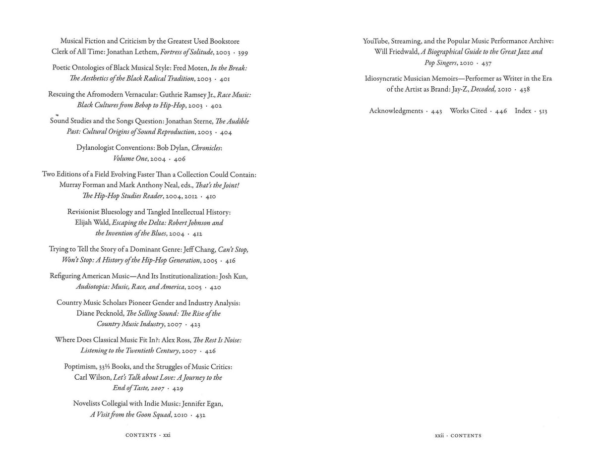 Weisbard, Songbooks: The Literature of (Duke University Press)