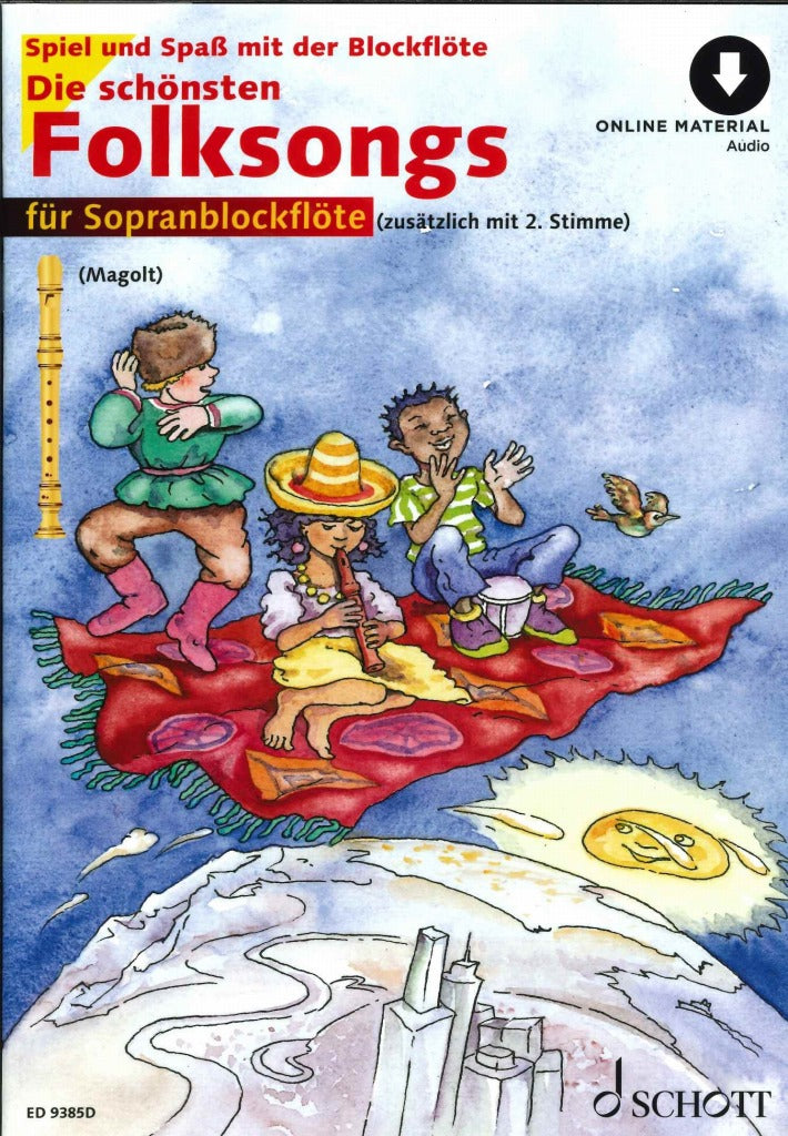 Schonsten Folksongs (1-2 SRec) (Schott)