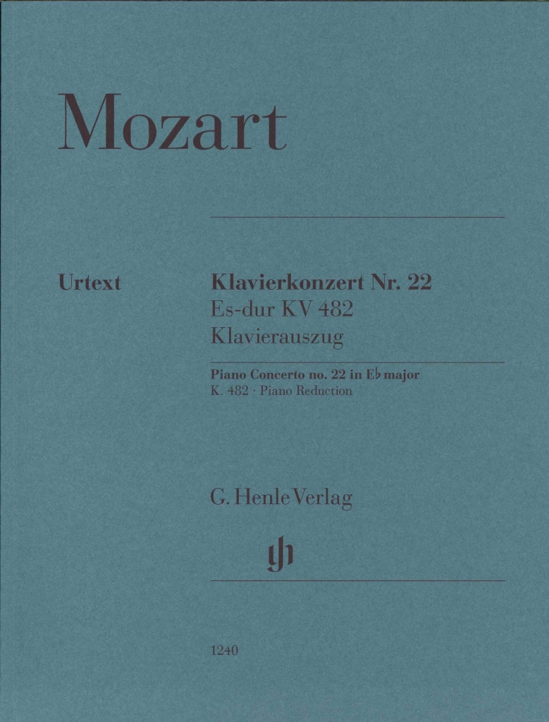 Mozart, Concerto KV 482 in Eb (Eisen) (Henle)