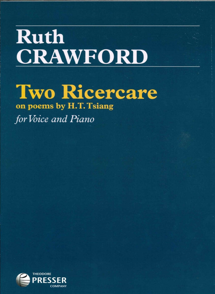 Crawford, 2 Ricercare on Poems by Tsiang (Merion/Presser)