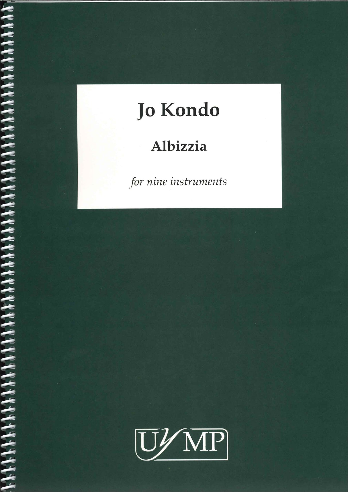 Kondo, Albizzia, for 9 Instruments (York Music Press, University of)